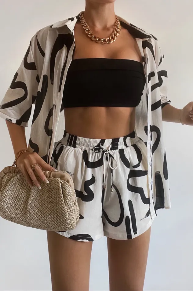 Women Shirts and Blouses Runaway The Label YORK COTTON SHIRT Sandblack