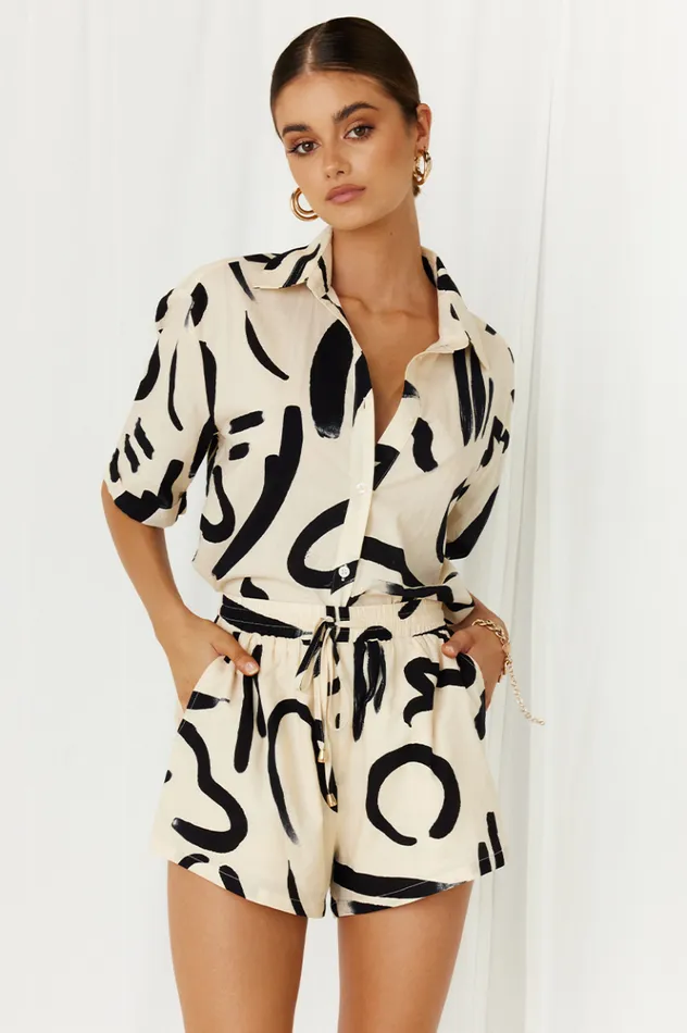 Women Shirts and Blouses Runaway The Label YORK COTTON SHIRT Sandblack Women Shirts and Blouses Runaway The Label YORK COTTON SHIRT Sandblack