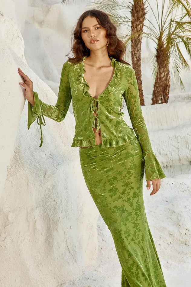 Women Shirts and Blouses Runaway The Label ZAIDA TOP Apple