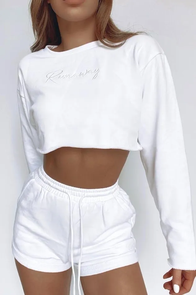 Women Shorts Runaway The Label Free Form Short White Women Shorts Runaway The Label Free Form Short White
