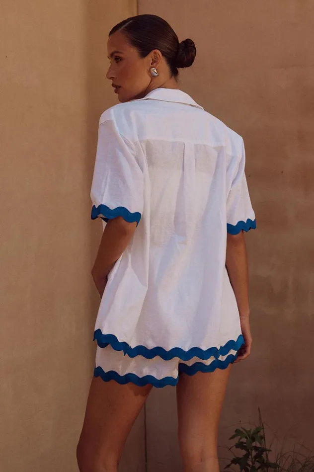 Women Shorts Runaway The Label HARRY SHORT Whiteroyal