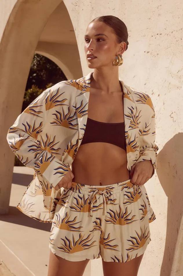 Women Shorts Runaway The Label SOLA SHORT Sola Print