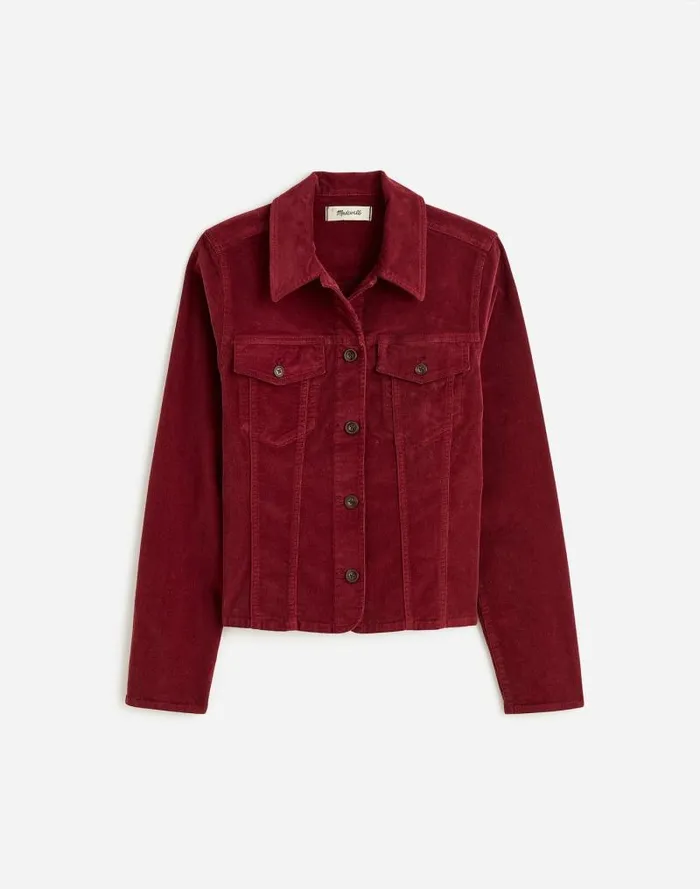 Women Shrunken ButtonFront Shirt Cabernet Madewell Tops and Shirts