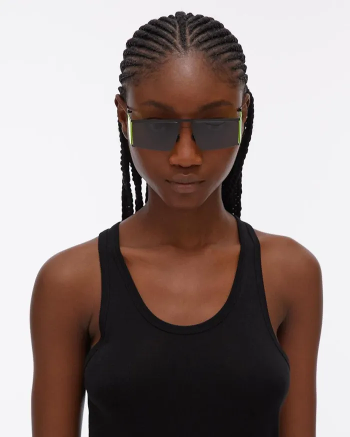 Women Silk Rib Tank Onyx Helmut Lang TShirts and Sweatshirts
