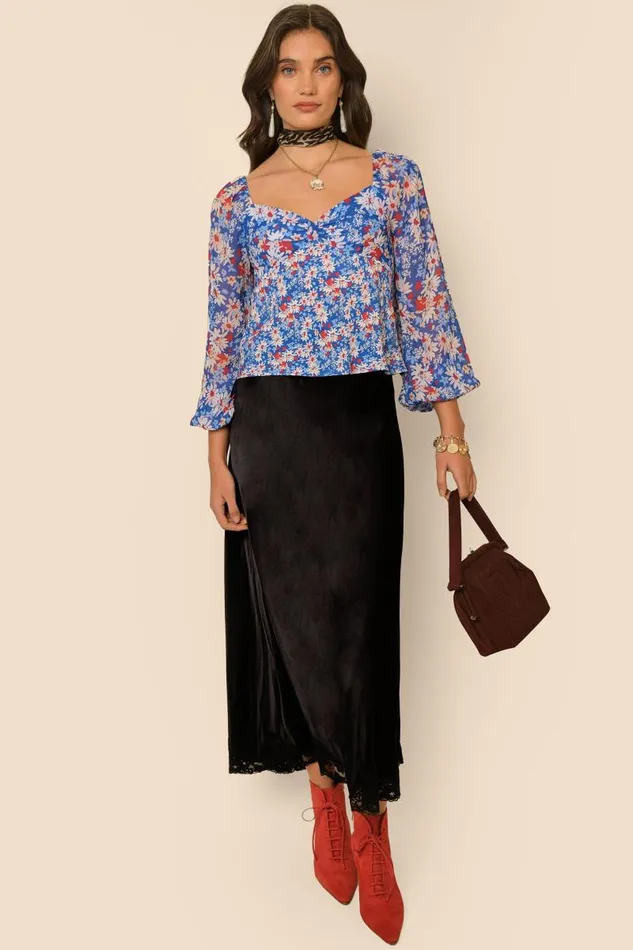 Women Skirts RIXO Crystal Black