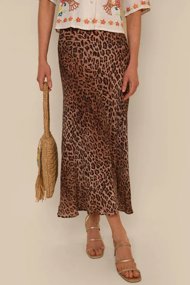 Women Skirts RIXO Kelly Leopard