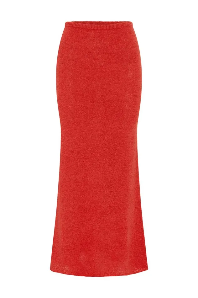 Women Skirts Runaway The Label APHRODITE MAXI SKIRT Red