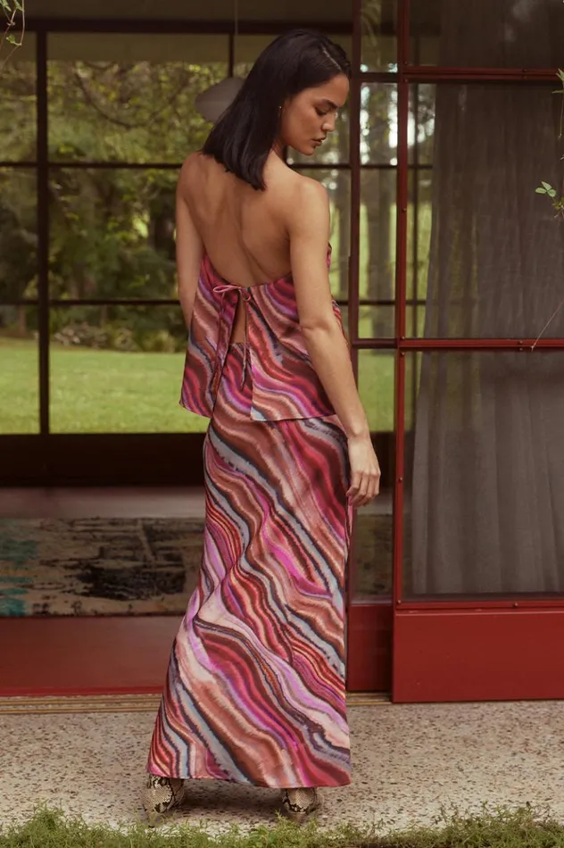 Women Skirts Runaway The Label APOSTLE MAXI SKIRT Apostle Print
