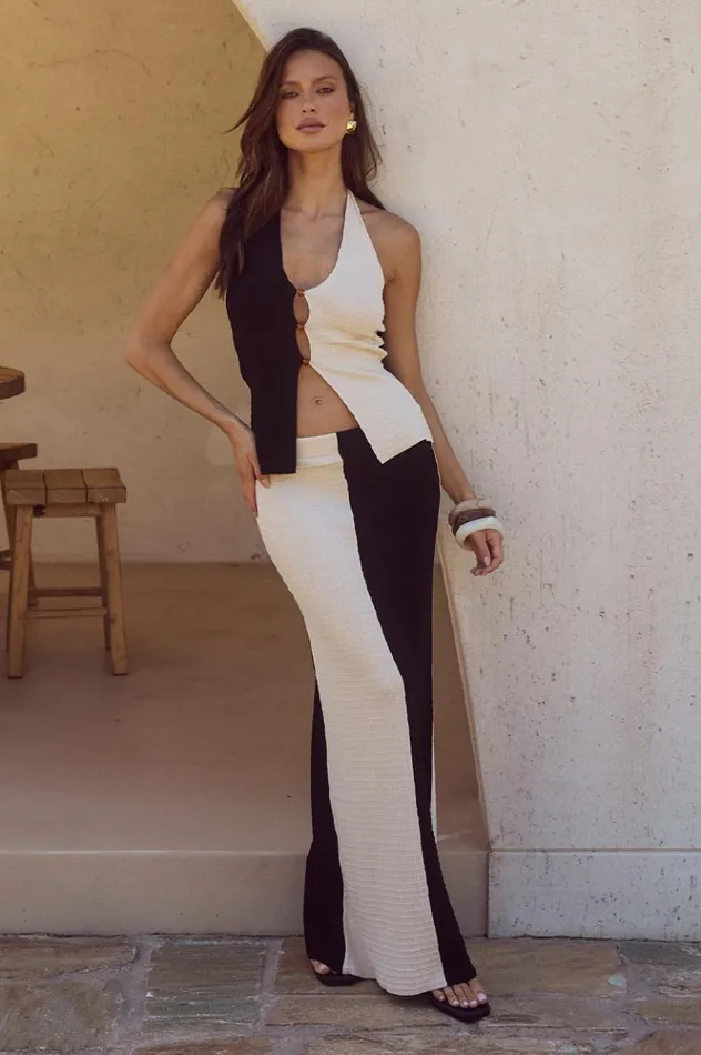 Women Skirts Runaway The Label ELITA MAXI SKIRT Blacklatte