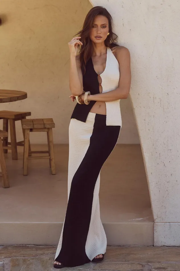 Women Skirts Runaway The Label ELITA MAXI SKIRT Blacklatte