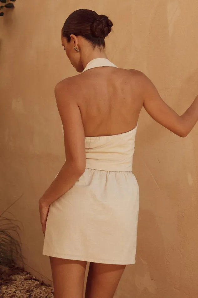 Women Skirts Runaway The Label SAPHIRA MINI SKIRT Sand