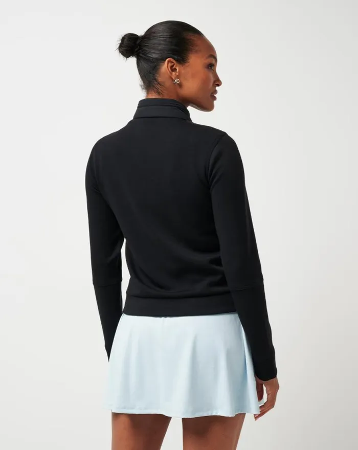 Women SKYLOFT SOFT ESPRESSO MARTINI FULL ZIP Black TravisMathew Jackets