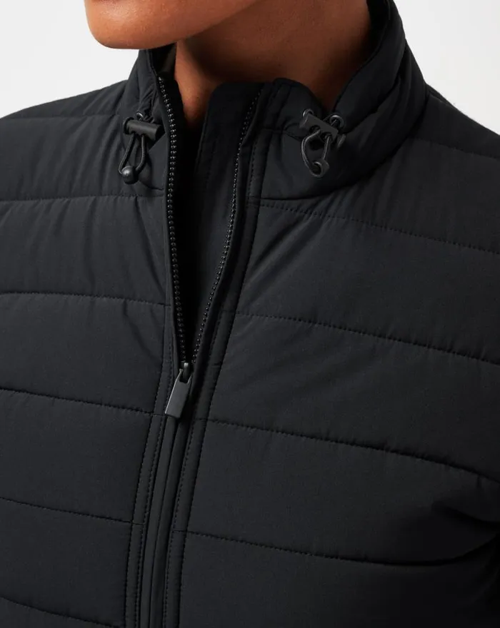 Women SKYLOFT SOFT ESPRESSO MARTINI FULL ZIP Black TravisMathew Jackets
