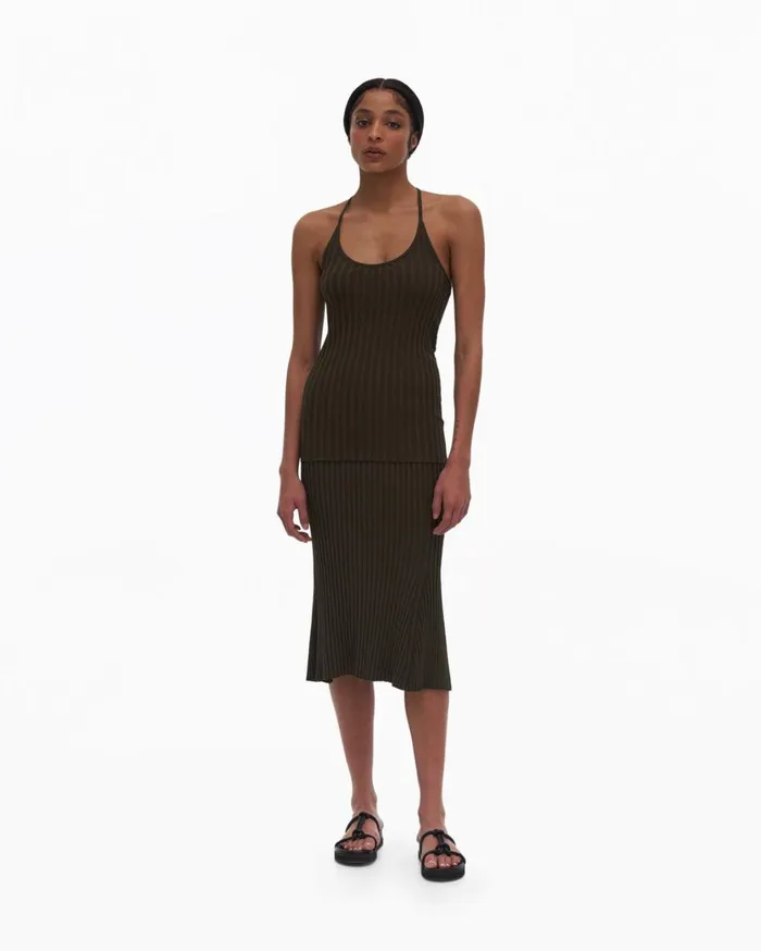 Women Slash Tank Light Sage Helmut Lang Tops