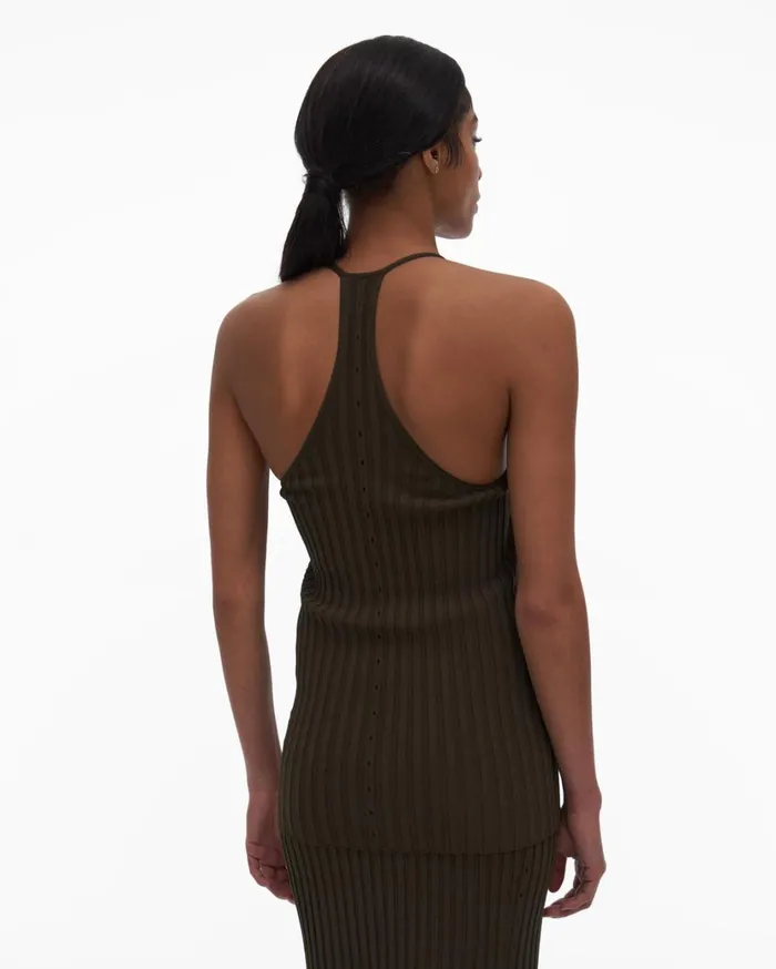 Women Slash Tank Light Sage Helmut Lang Tops