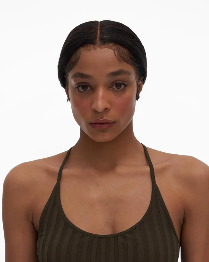 Women Slash Tank Light Sage Helmut Lang Tops