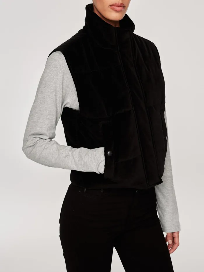 Women Sleeveless Puffer DL1961 Tops Tees