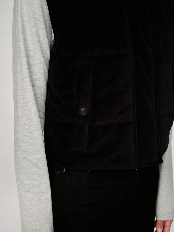 Women Sleeveless Puffer DL1961 Tops Tees