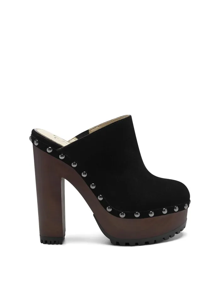 Women Slides and Mules Jessica Simpson Kouren Platform Clog In Black Black