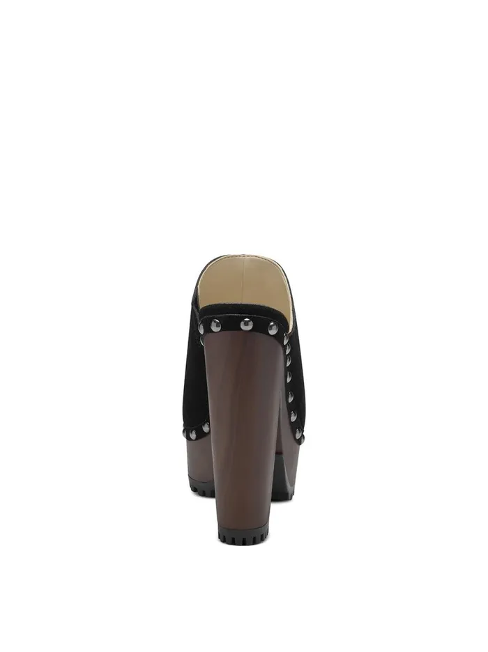 Women Slides and Mules Jessica Simpson Kouren Platform Clog In Black Black