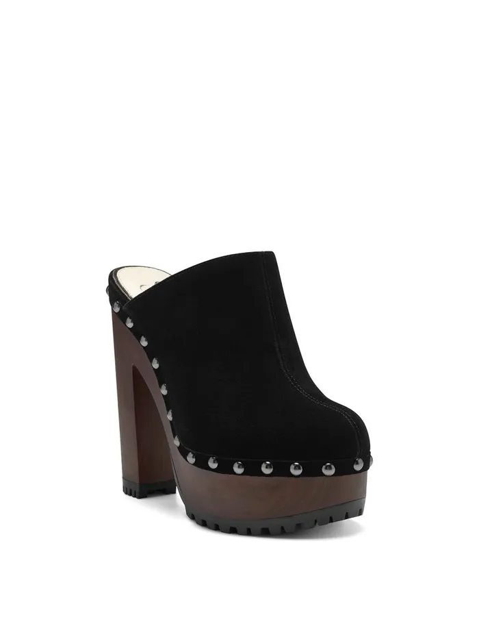 Women Slides and Mules Jessica Simpson Kouren Platform Clog In Black Black