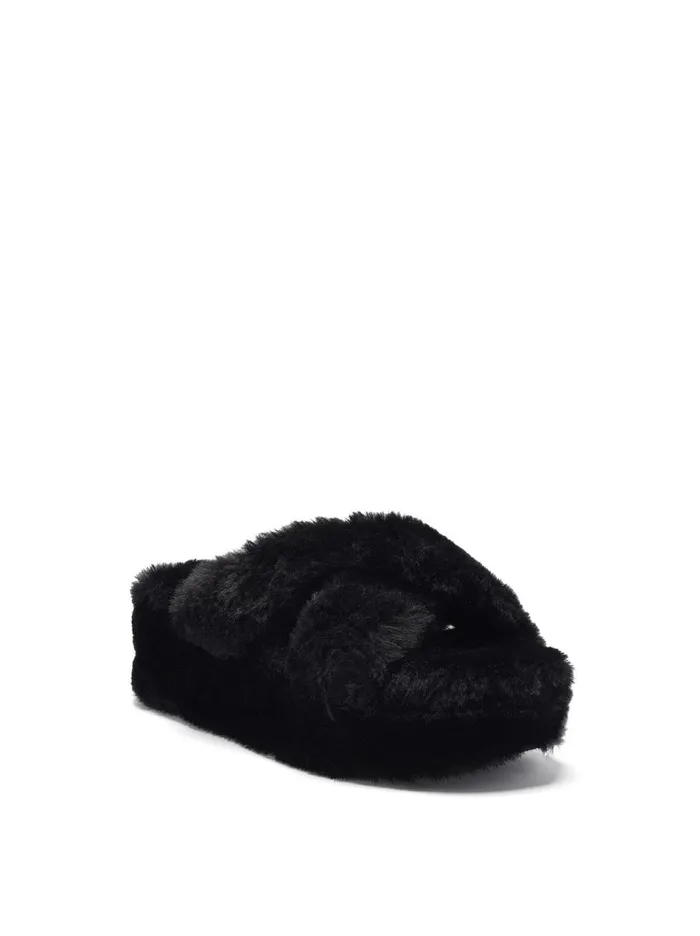 Women Slides and Mules Jessica Simpson Talulla Platform Slide In Black Black