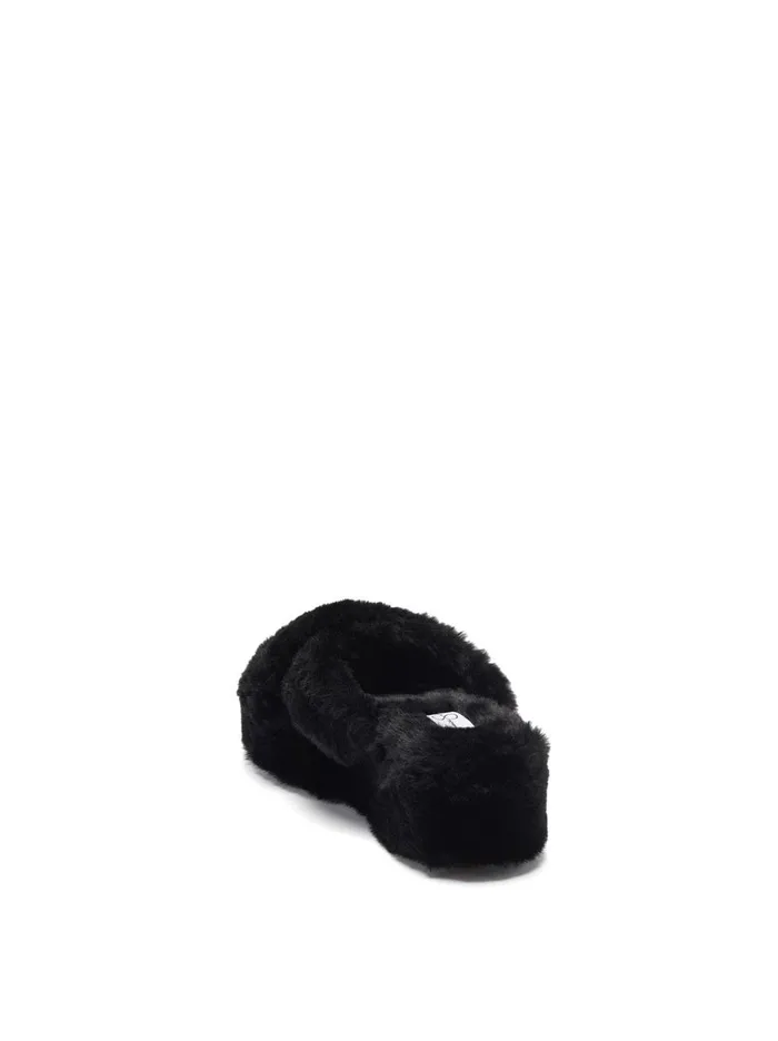 Women Slides and Mules Jessica Simpson Talulla Platform Slide In Black Black