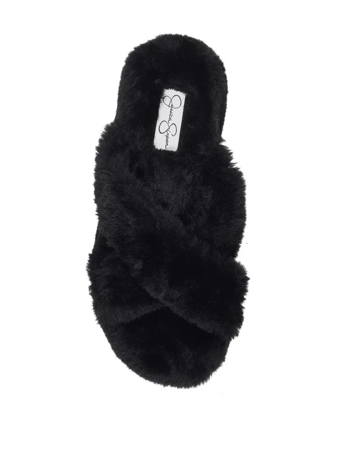 Women Slides and Mules Jessica Simpson Talulla Platform Slide In Black Black