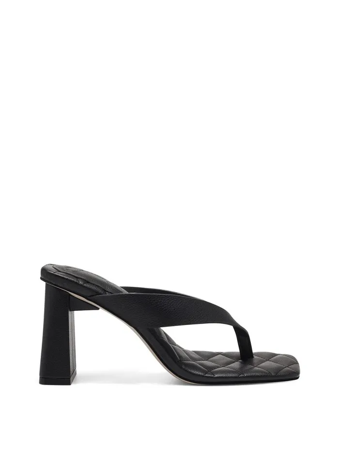 Women Slides and Mules Jessica Simpson Zayde Thong Slide In Black Black