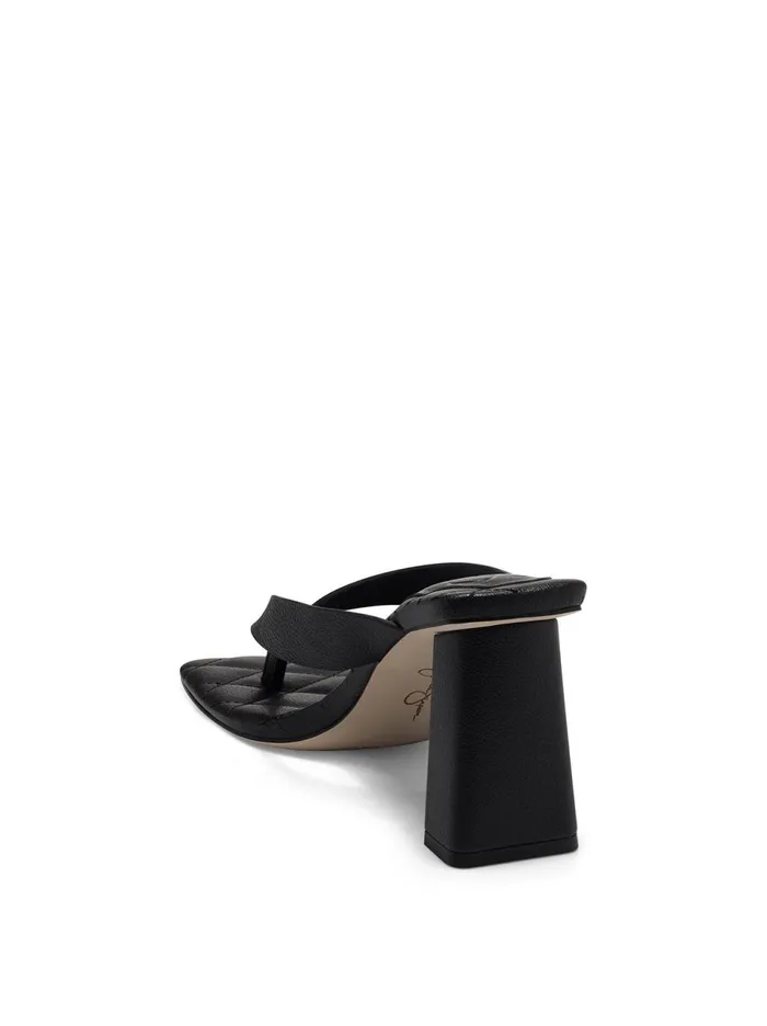 Women Slides and Mules Jessica Simpson Zayde Thong Slide In Black Black