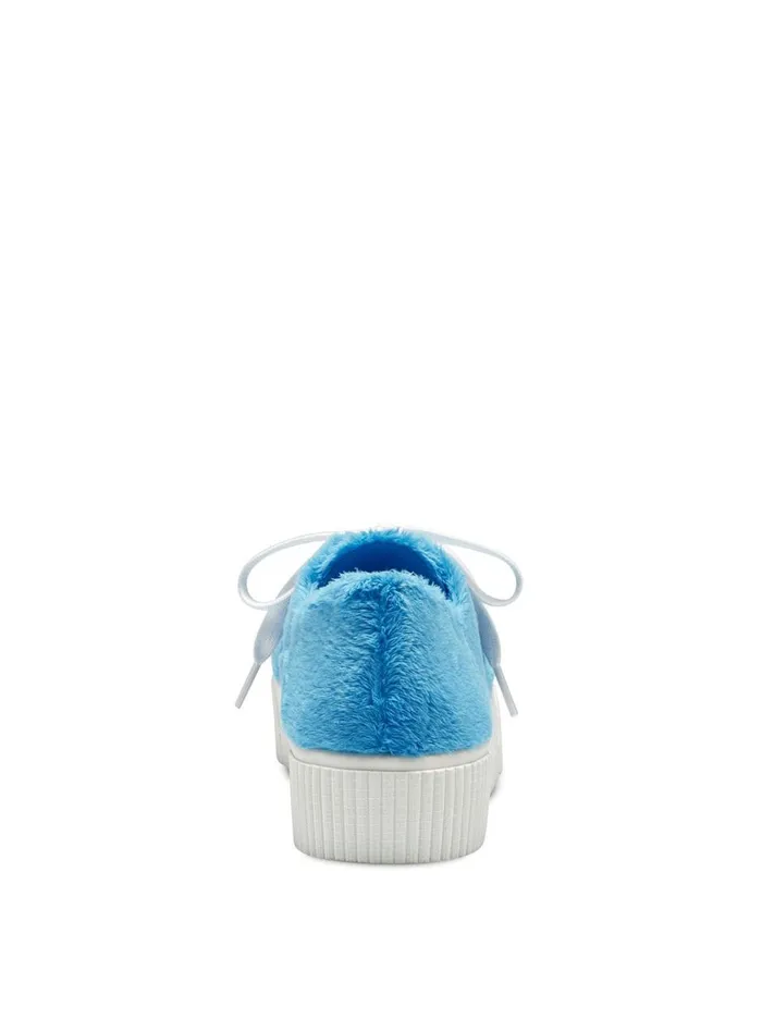 Women Sneakers Jessica Simpson Edda Sneaker In Blue Fuzzy Blue