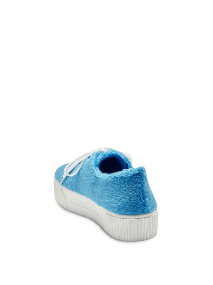Women Sneakers Jessica Simpson Edda Sneaker In Blue Fuzzy Blue