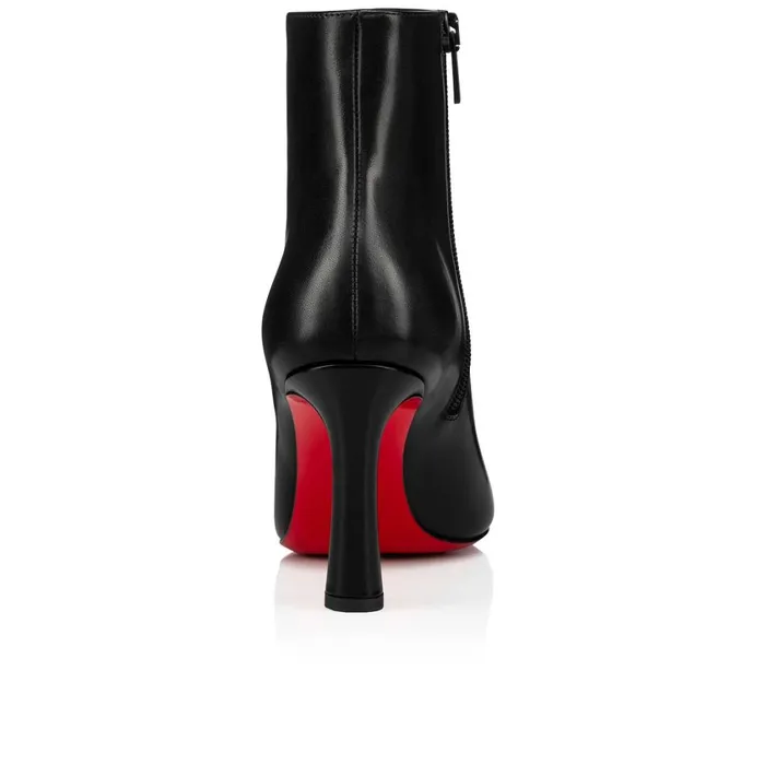 Women So Eleonor 85 Mm Low Boots 8211 Calf Leather 8211 Black Black Christian Louboutin Ankle Boots