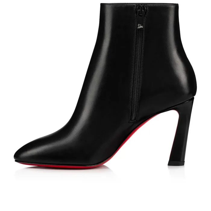 Women So Eleonor 85 Mm Low Boots 8211 Calf Leather 8211 Black Black Christian Louboutin Ankle Boots