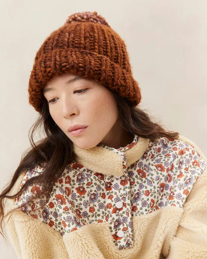 Women Soft Accessories Loeffler Randall Ava Sienna Knit Pompom Hat L Soft Accessories L Accessories Women Soft Accessories Loeffler Randall Ava Sienna Knit Pompom Hat L Soft Accessories L Accessories