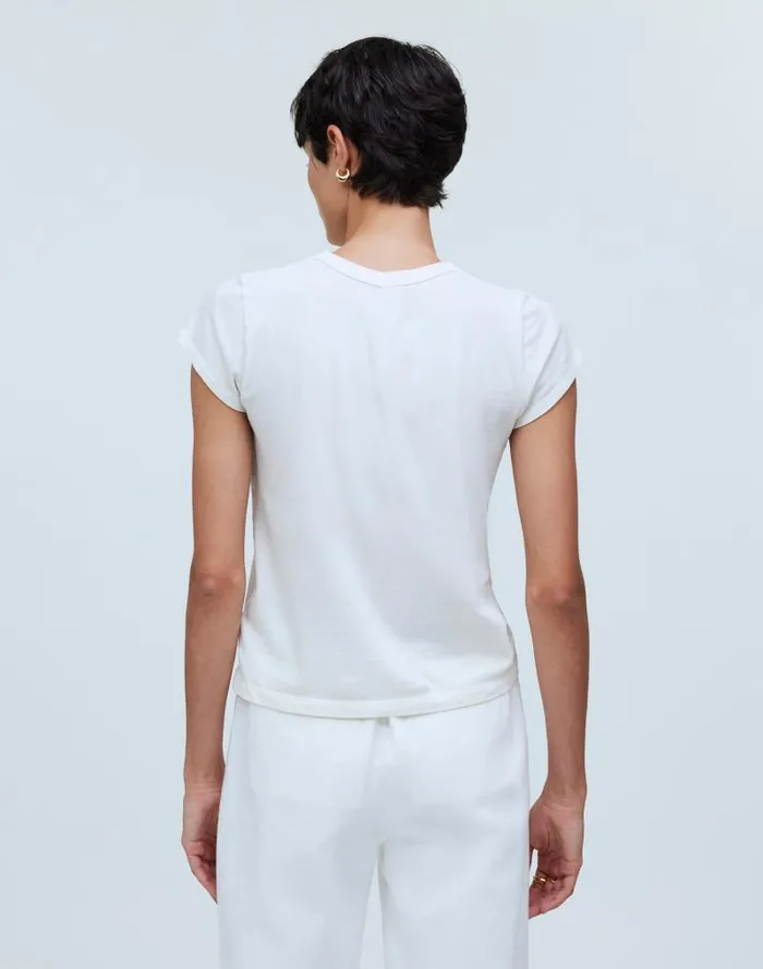 Women Softfade Cotton Perfect Vintage Tee Lighthouse Madewell Tees