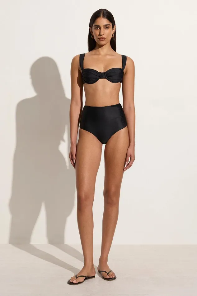 Women Sol Bikini Top Black Faithfull The Brand Swim