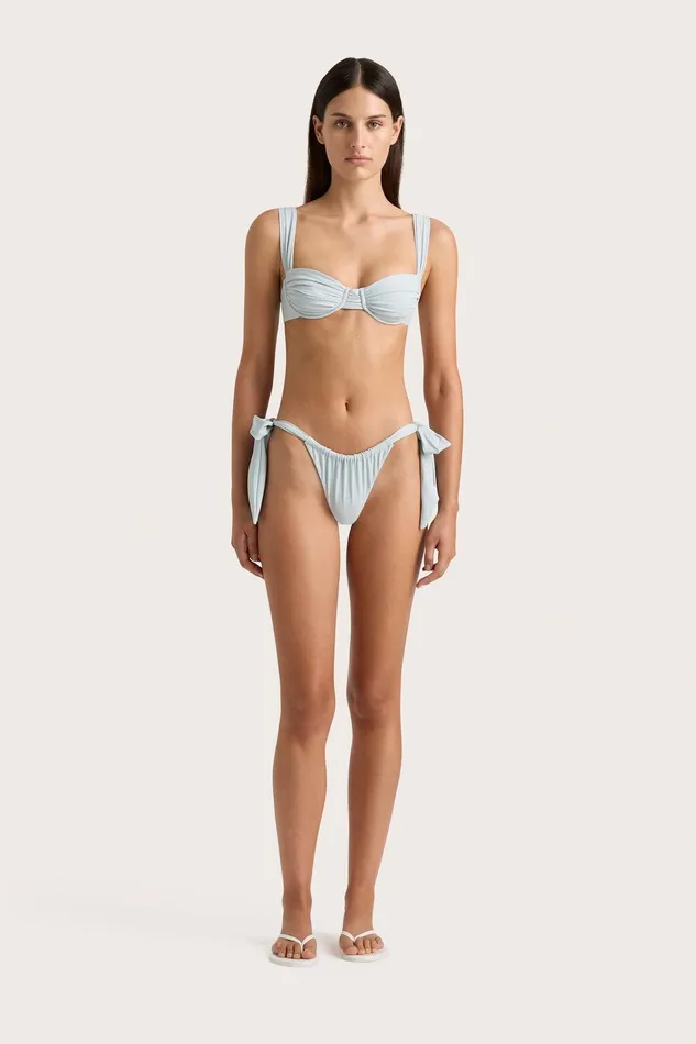Women Sol Bikini Top Sky Blue Faithfull The Brand Swim