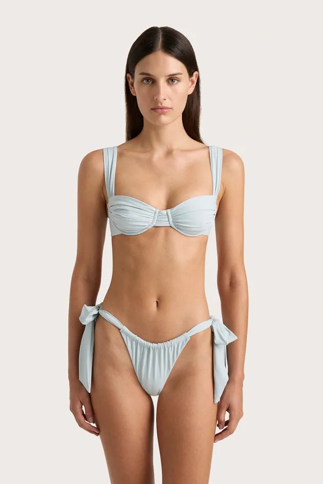 Women Sol Bikini Top Sky Blue Faithfull The Brand Swim Women Sol Bikini Top Sky Blue Faithfull The Brand Swim