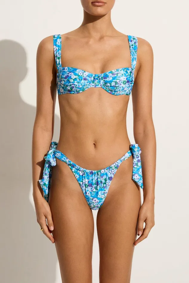 Women Sol Bikini Top Stellina Floral Faithfull The Brand Swim