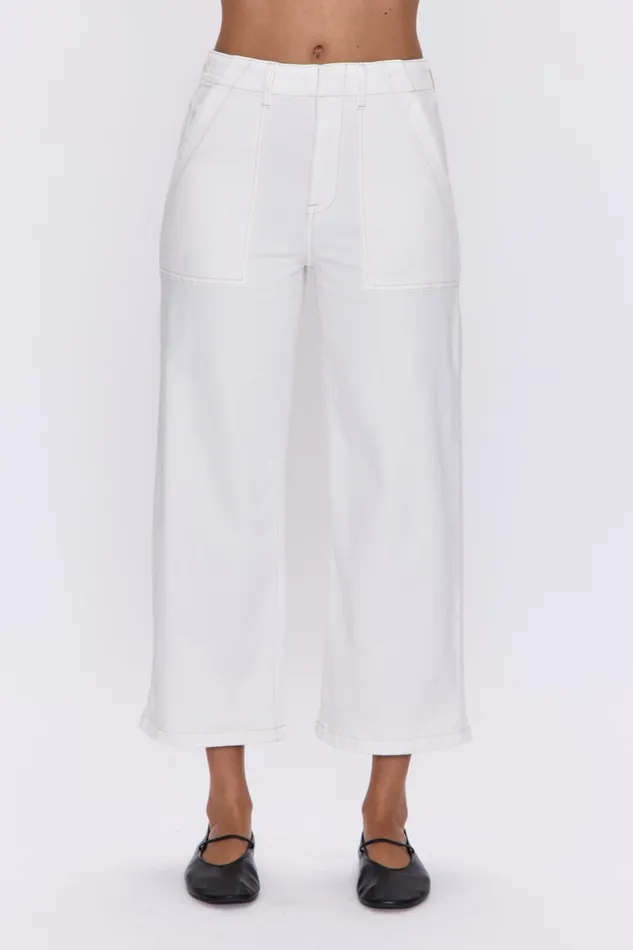 Women Sophia Wide Leg Pant 8211 Le Blanc Pistola Denim Pants