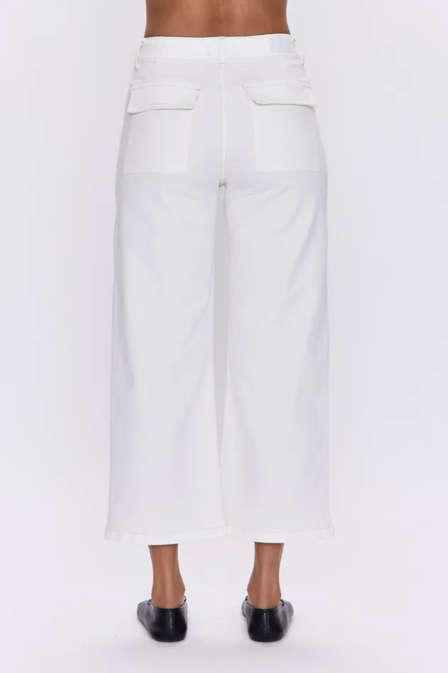 Women Sophia Wide Leg Pant 8211 Le Blanc Pistola Denim Pants