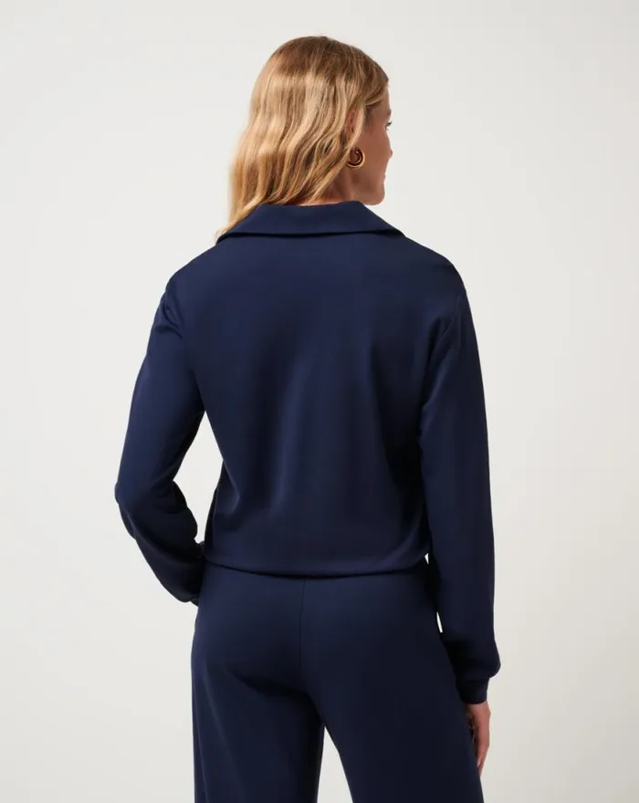 Women SPA DAY FRIDAY PONTE TOP Navy Blazer TravisMathew Shirts and Tops