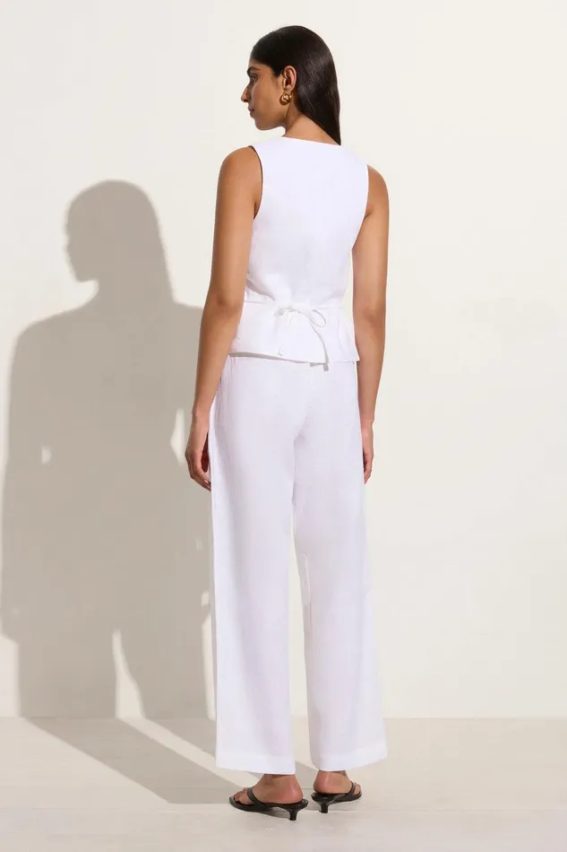 Women Stanze Vest White Faithfull The Brand Tops Women Stanze Vest White Faithfull The Brand Tops