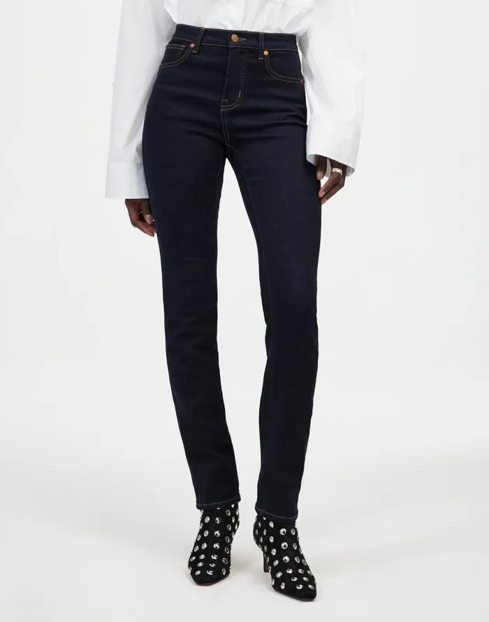 Women Stovepipe Jeans Rinse Wash Madewell Jeans