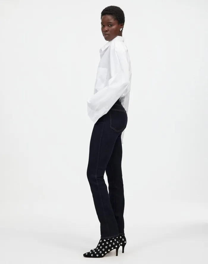 Women Stovepipe Jeans Rinse Wash Madewell Jeans