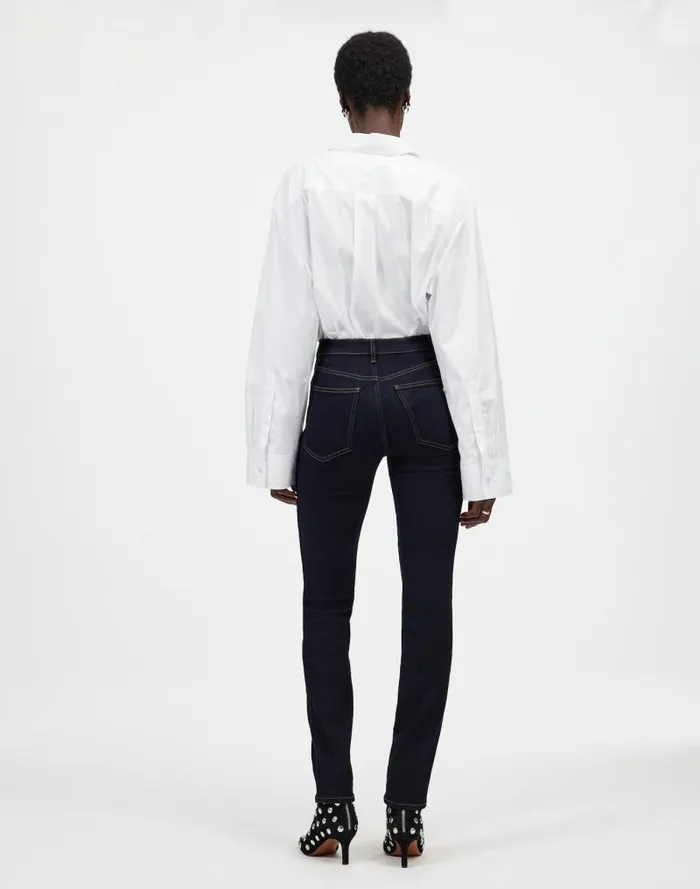 Women Stovepipe Jeans Rinse Wash Madewell Jeans