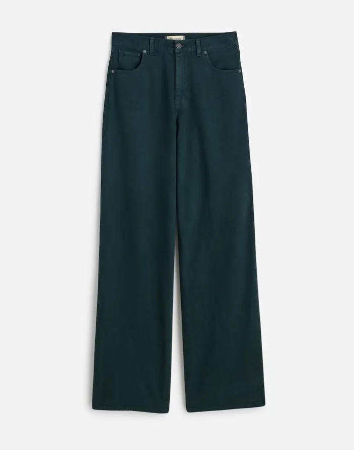 Women SuperwideLeg Jeans Luxury Forest Madewell Jeans