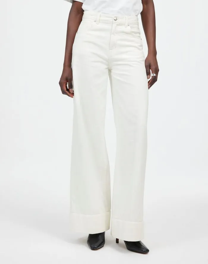 Women SuperwideLeg Jeans True White Madewell Jeans