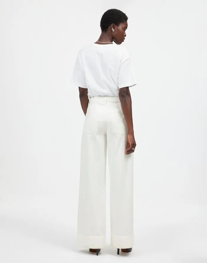 Women SuperwideLeg Jeans True White Madewell Jeans